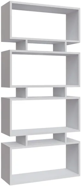 FUNZI LIVING Langdon Regal - weiße Melamin