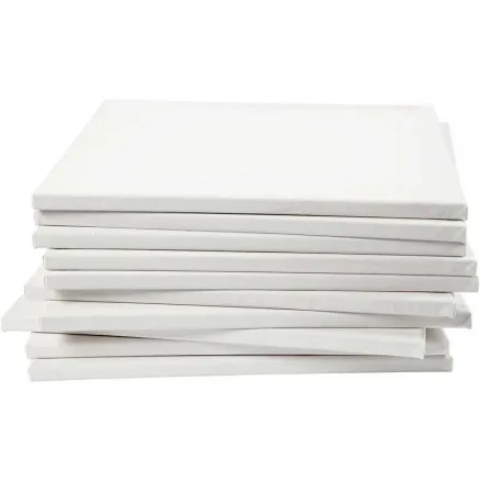 Leinwand, weiß, Tiefe 1,6 cm, Größe 40x40 cm, 280 g, 40 Stk./1 Packung